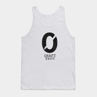 Draft Zero "Backmatter" Tank Top